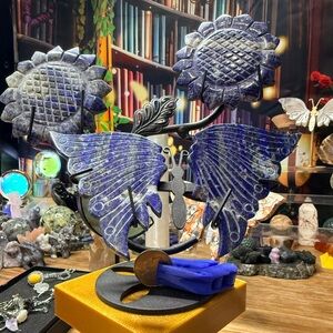 Lápiz lazuli 4 piece wing and sunflower set